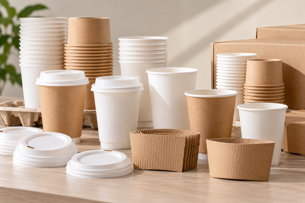 Custom paper cups for coffee shops and foodservice businesses